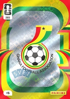 Team Crest Ghana Panini FIFA World Cup 2026 Adrenalyn XL Team Crest #203